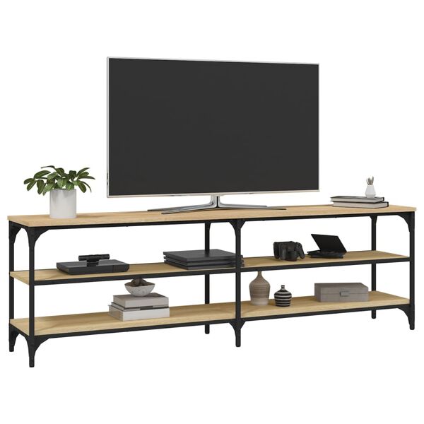 vidaXL TV Cabinet Sonoma Oak 160x30x50 cm Engineered Wood