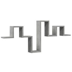 vidaXL Wall Shelf Concrete Grey 104,5x10x43 cm Engineered Wood