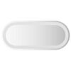 vidaXL LED Bathroom Mirror 70x30 cm Oval