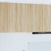 vidaXL Hanging Cabinet with Door Sonoma Oak and White 50 x 31 x 80 cm