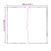 vidaXL Tarpaulin with Eyelets Transparent 4 x 8 m Polyethylene