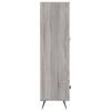 vidaXL Highboard Grey Sonoma 69.5x31x115 cm Engineered Wood