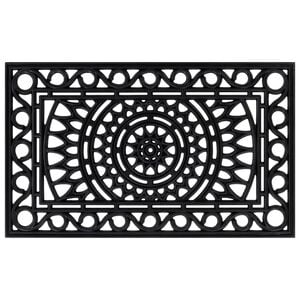 vidaXL Door Mat Rectangular 45x75 cm Rubber