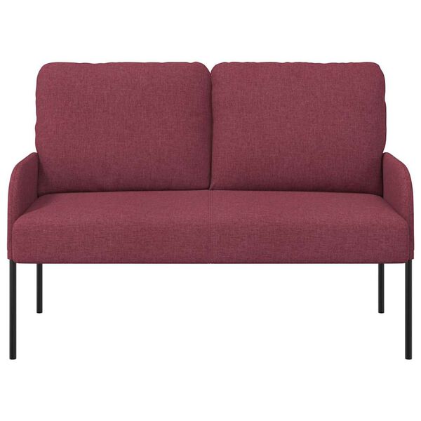 vidaXL Sofas with Cushion Wine Red 115 x 56 x 80 cm Plywood