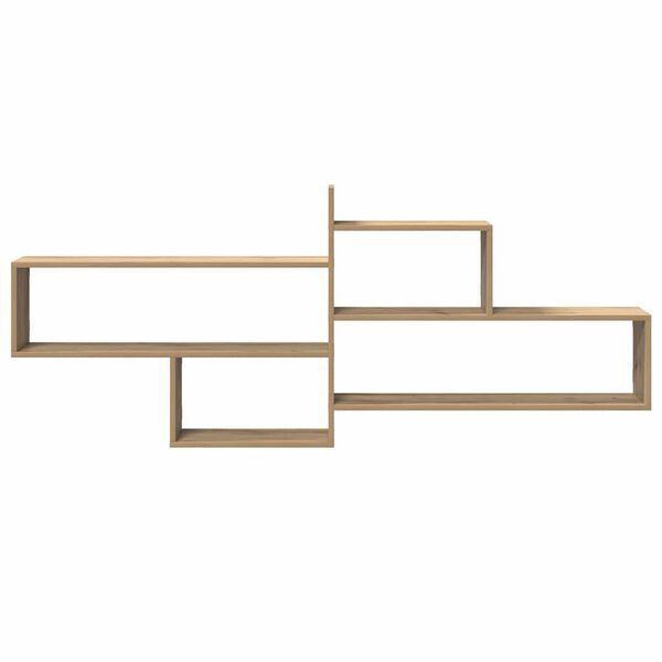 vidaXL Wall Shelf Artisian Oak 167.5x18x68 cm Engineered Wood