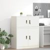 vidaXL Storage Cabinet White 90 x 40 x 40 cm Cold-Rolled Steel
