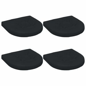 vidaXL 4-Piece Seat Cushions 4 pcs 100% Polyester Dark Blue