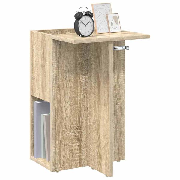 vidaXL End Table Sonoma Oak 35 x 40 x 55 cm Engineered Wood