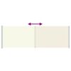vidaXL Patio Retractable Side Awning 200x600 cm Cream