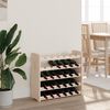 vidaXL Wine Rack 67.5x25x60 cm Solid Wood Pine