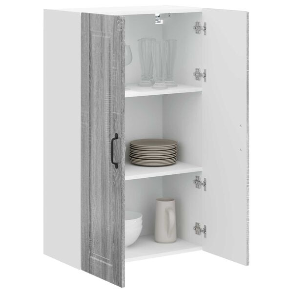 vidaXL Kitchen Cabinet Grey Sonoma 60 x 31 x 100 cm Engineered Wood