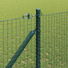 vidaXL Fence Post Green 50 x 1.2 m (25 x 25 mm mesh) Steel and PVC