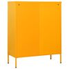 vidaXL Chest of Drawers Mustard Yellow 80x35x101.5 cm Steel
