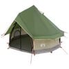 vidaXL Tipi Tent 4-Person Green Polyester and Steel