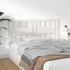 vidaXL Bed Headboard White 145.5x4x100 cm Solid Wood Pine