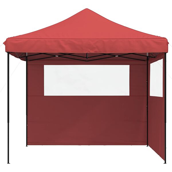 vidaXL Party Tent Folding Burgundy 292 x 292 x 315 cm Oxford Fabric