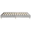 vidaXL Bed Frame No Mattress Grey Sonoma 150x200 cm King Size Engineered Wood