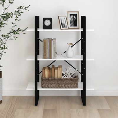 vidaXL Book Cabinet White 80x30x105 cm Engineered Wood