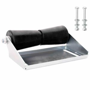 vidaXL Boat Trailer Roller with Bracket 30.5 cm Galvanised Steel