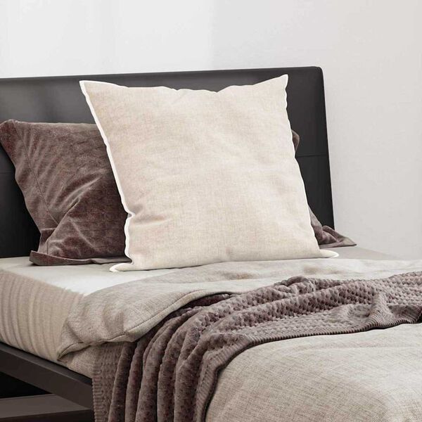 vidaXL Pillow with Pillow White 80 x 80 cm Cotton