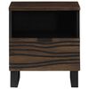 vidaXL Bedside Cabinet 2 pcs Walnut 40 x 33 x 46 cm Solid Acacia wood