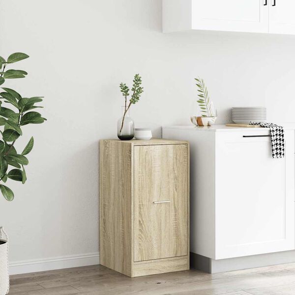 vidaXL Apothecary Cabinet Sonoma Oak 40x41x77.5 cm Engineered Wood