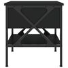 vidaXL Bedside Tables 2 pcs Black 40x42x45 cm Engineered Wood