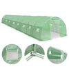 vidaXL Greenhouse | Green | Polyethylene mesh fabric | Large