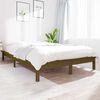 vidaXL Bed Frame without Mattress Honey Brown 140x190 cm Solid Wood