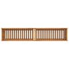 vidaXL Garden Planter with Liner 199x38.5x50 cm Solid Wood Acacia