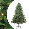 vidaXL Artificial Pre-lit Christmas Tree with Ball Set Green 240 cm