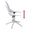 vidaXL Swivel Office Chair White PP