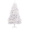 vidaXL Artificial Christmas Tree White 240 cm PVC and Metal