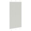 vidaXL Pleated Blind Light Grey 110x200 cm Fabric Width 109.4 cm Polyester