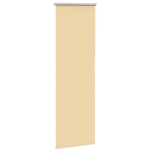 vidaXL Roller Blind Blackout Beige 40x175 cm Fabric Width 35.7 cm Polyester