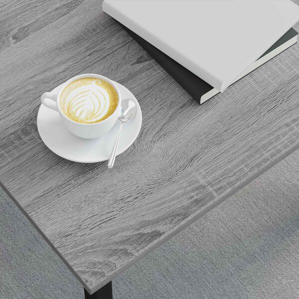 vidaXL Coffee Table Grey Sonoma 60 x 60 x 36 cm Engineered Wood
