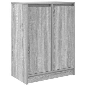 vidaXL Sideboard Grey Sonoma 57x34x76 cm Engineered Wood