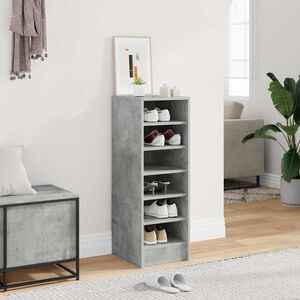 vidaXL Shoe cabinets 31.5 x 35 x 90 cm Concrete Grey