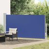 vidaXL Patio Retractable Side Awning 170x300 cm Blue