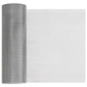 vidaXL Mesh Screen 20 x 500 cm 30 Mesh Stainless Steel 201 Silver