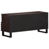vidaXL TV Cabinet Brown 100x34x46 cm Solid Wood Mango