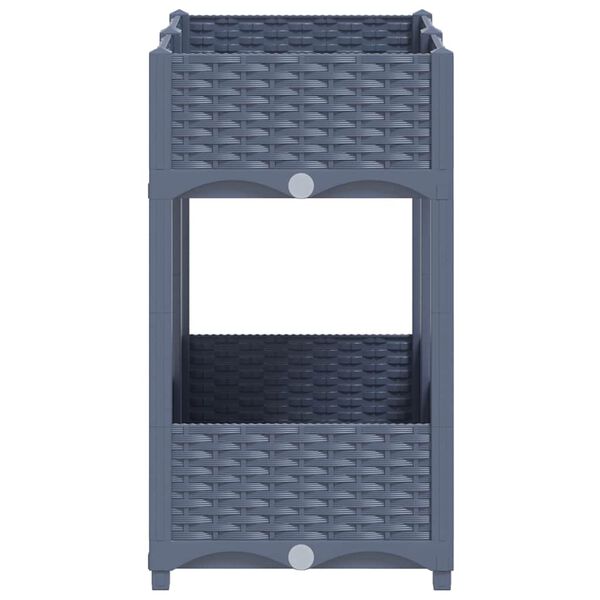 vidaXL Raised Bed 80x40x71 cm Polypropylene