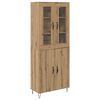 vidaXL Highboard Artisan Oak 69.5 x 34 x 180 cm Engineered Wood