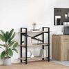 vidaXL Bookshelf Sonoma Oak 100 x 33.5 x 102 cm Engineered Wood