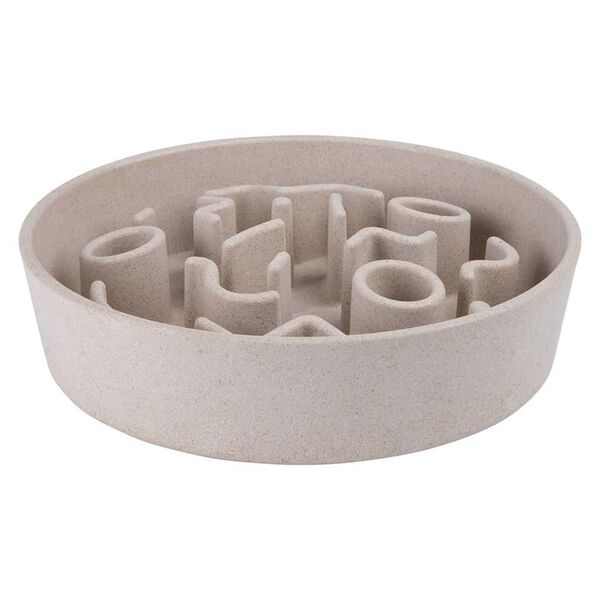 DISTRICT70 Slow Feeder for Dogs Bamboo 21 cm Merengue