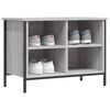 vidaXL Shoe Cabinet Grey Sonoma 69x35x50 cm Engineered Wood