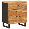 vidaXL Bed cabinet Brown 50 x 33 x 60 cm Solid Mango Wood