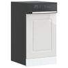 vidaXL Dishwasher Panel&nbsp;Kalmar&nbsp;High Gloss White&nbsp;45x1.5x67 cm Engineered Wood