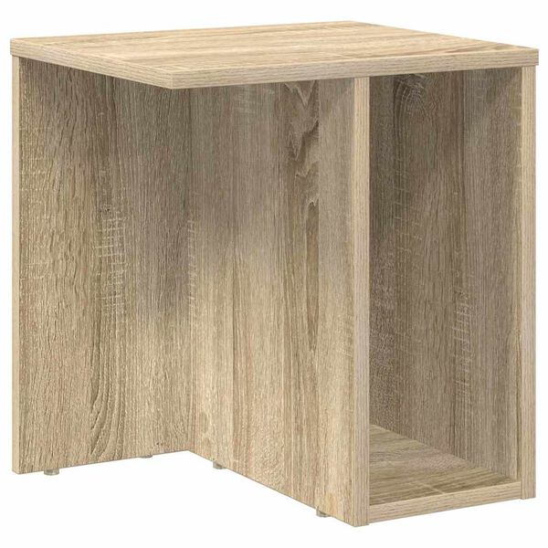 vidaXL End Table Sonoma Oak 37 x 32 x 40 cm Engineered Wood