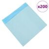 vidaXL Non-woven Fabric Pet Training Pad 200 pcs Blue and White